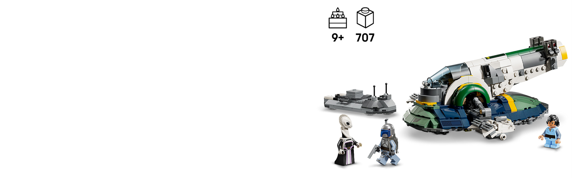Jango Fett's Starship 75433 | Star Wars™ | Buy online at the