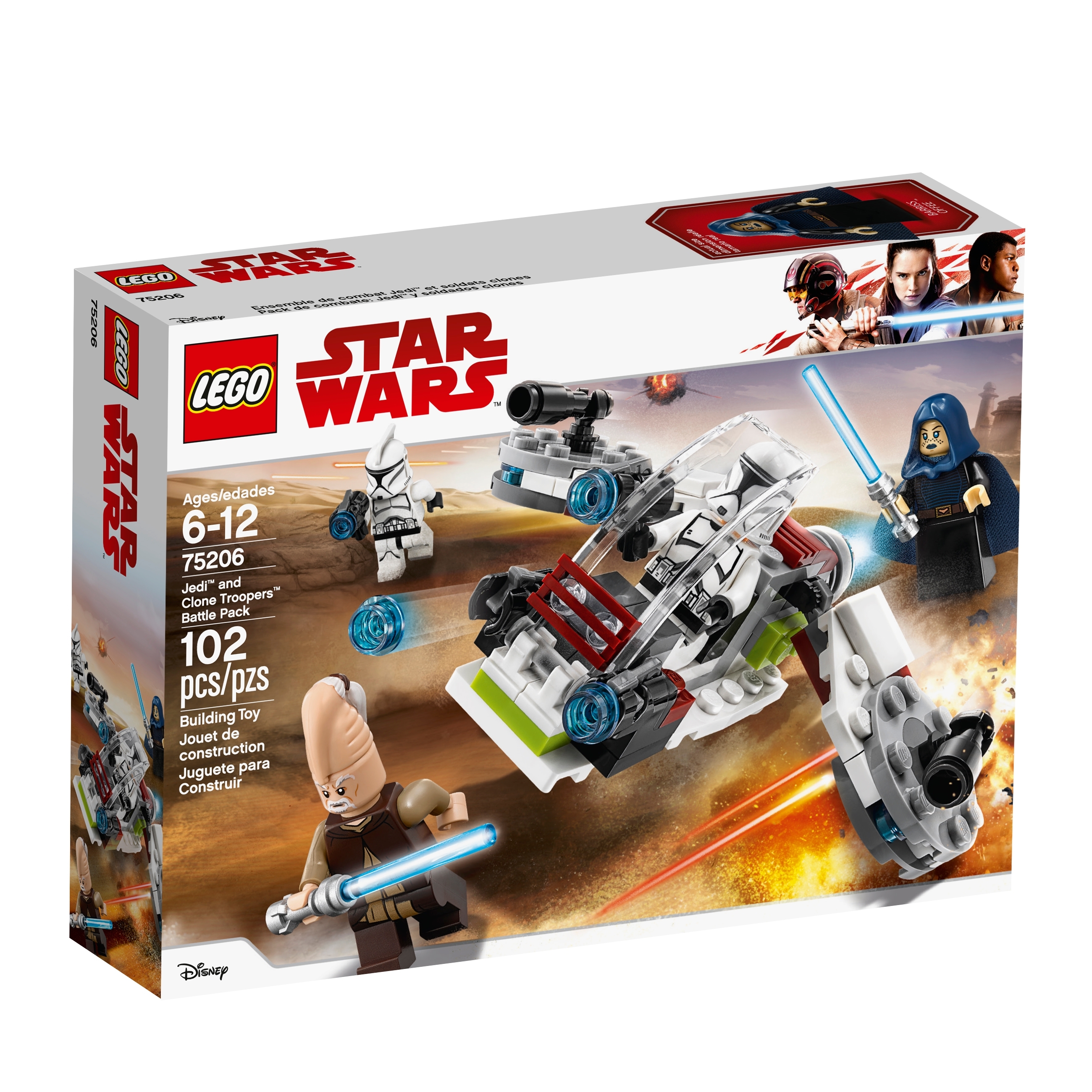 Lego Star Wars Jedi and Clone Battle Pack 75206 for sale online