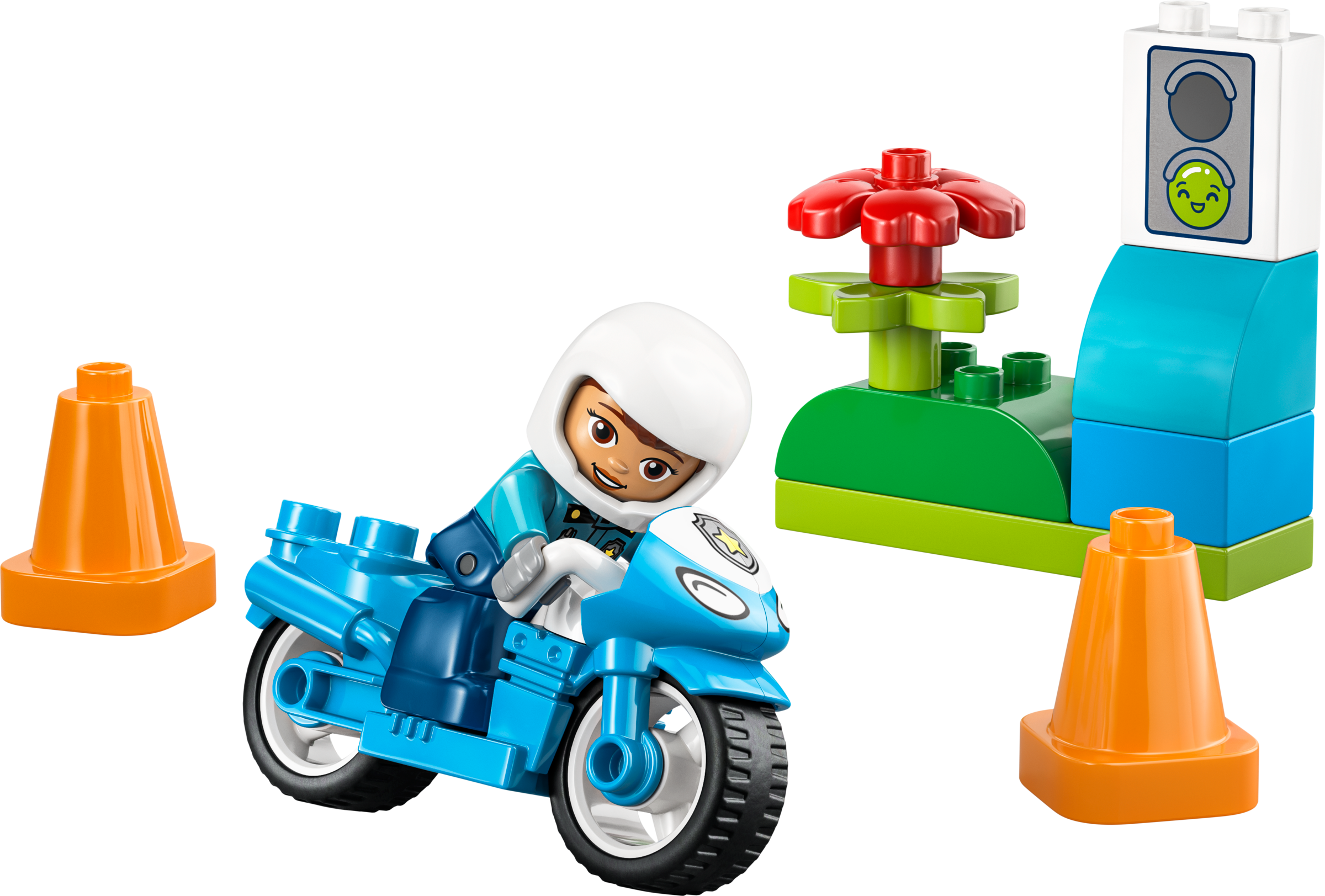 青のポリスバイク 10471 | DUPLO® |レゴ®ストア公式オンラインショップ