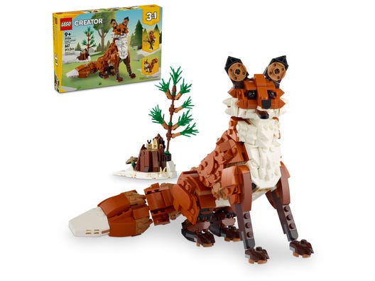 LEGO 31154 - Skovens dyr: Rød ræv