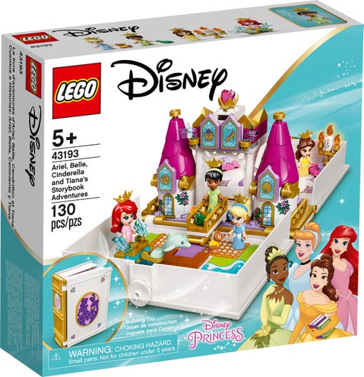 LEGO 43193 - Ariel, Belle, Askepot og Tianas bog-eventyr