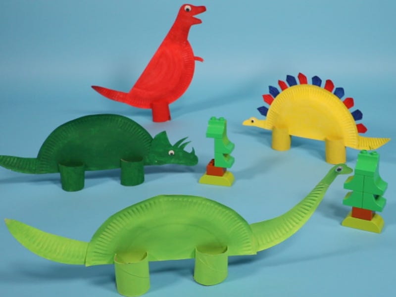 Paper Plate Dinosaurs | Animals | Articles | Official LEGO® Shop AU