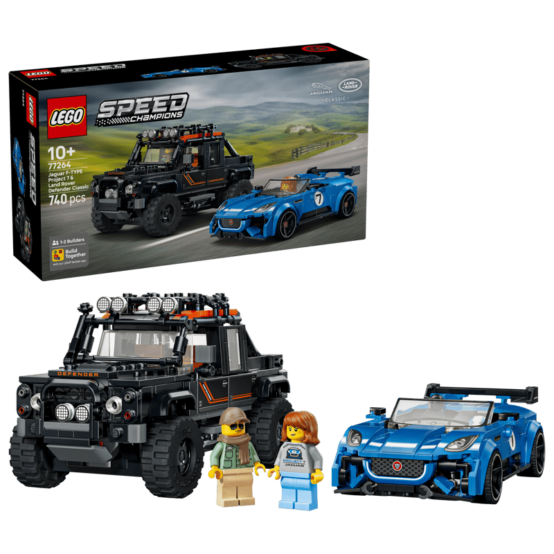 Jaguar Project 7 та Land Rover Defender 77264 | Speed Champions Jaguar Project 7 та Land Rover Defender 77264 | Speed Champions