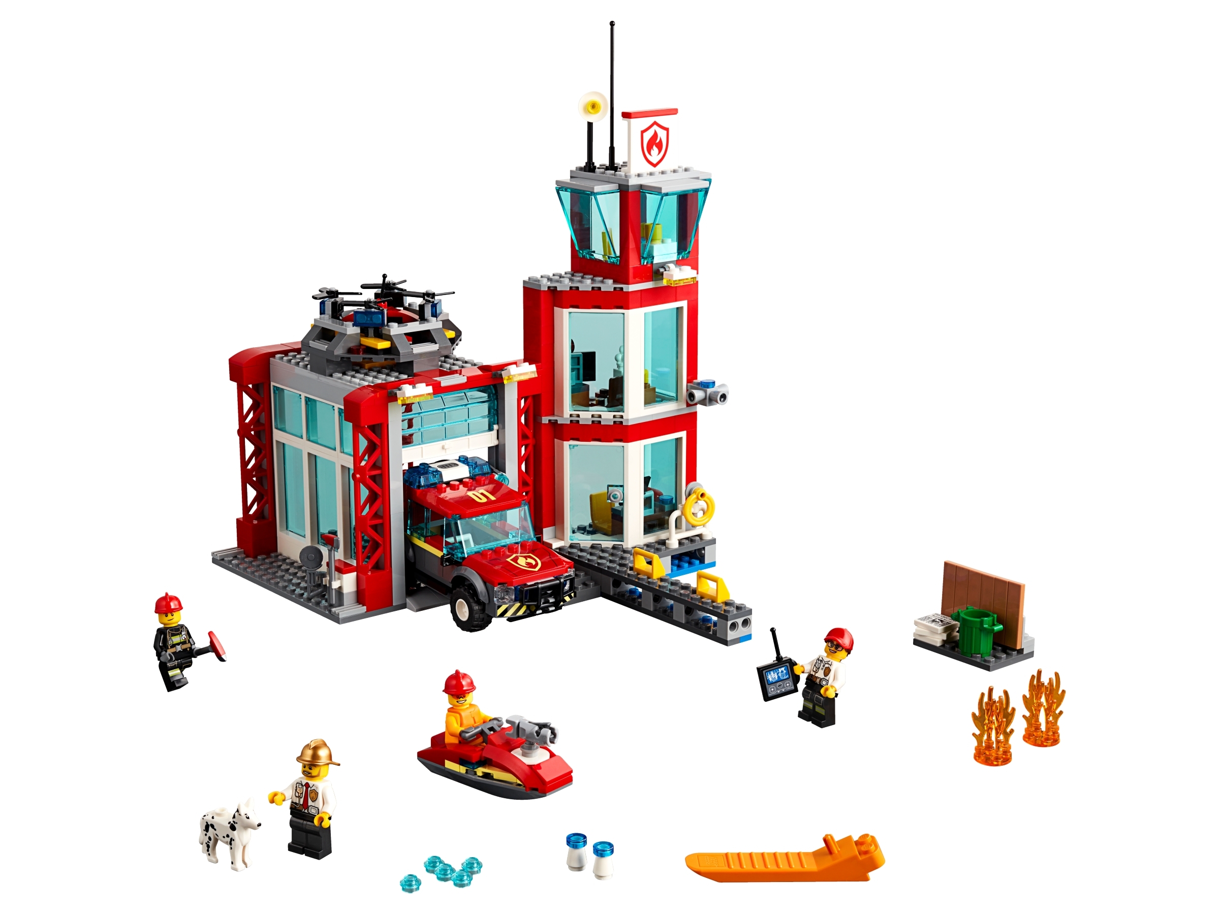 Fire Station 60215 | City | Buy online at the Official LEGO® Shop US