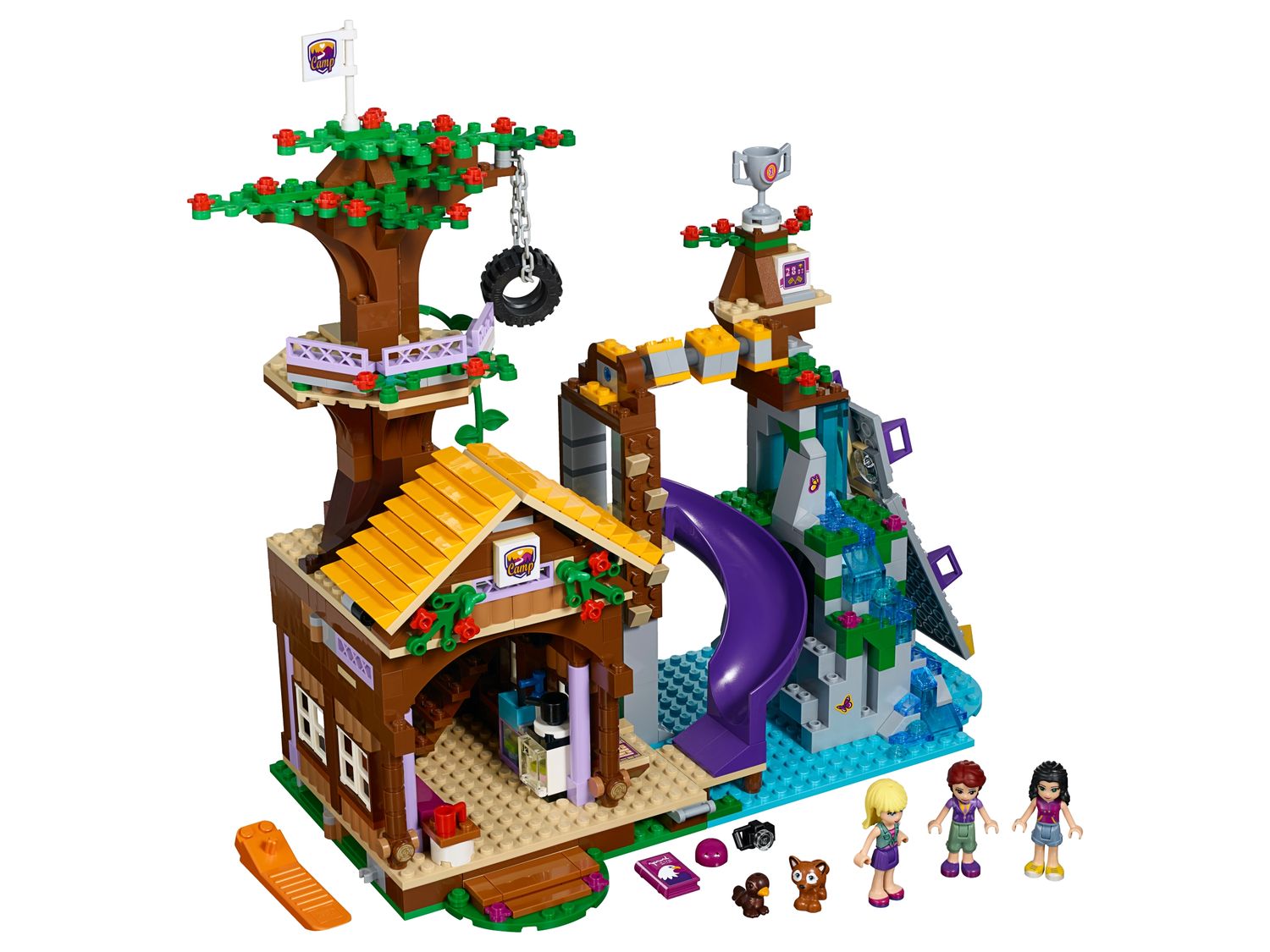 La cabane de la base d'aventure