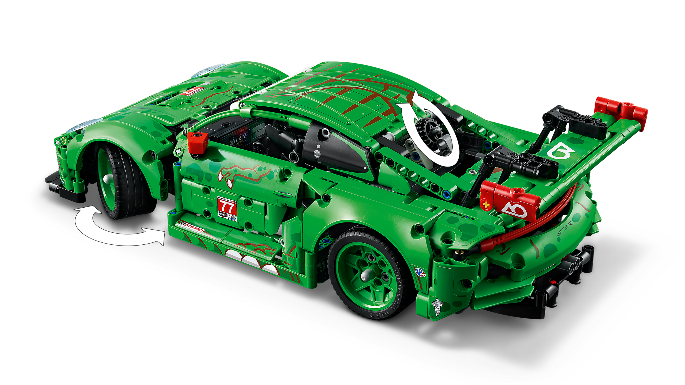 Porsche 911 GT3 R REXY AO Racing Car 42224 | テクニック |レゴ