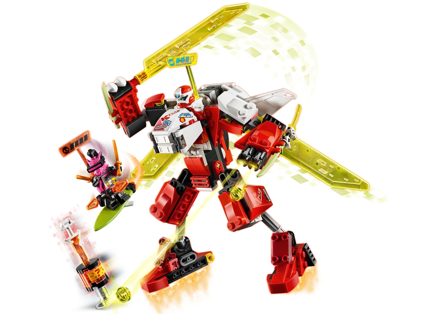 71707 for sale online LEGO Kai's Mech Jet Ninjago