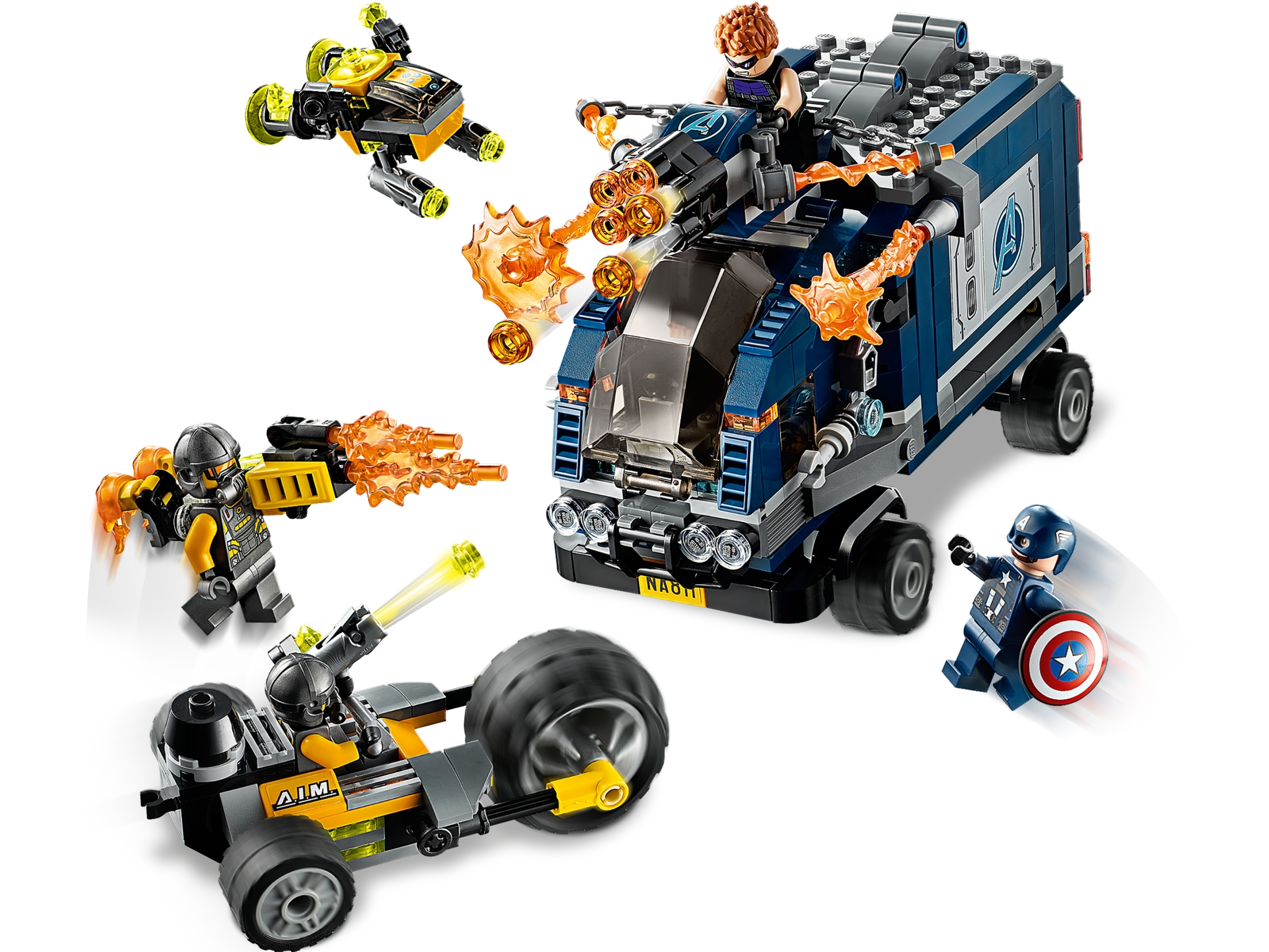 477pcs LEGO Super Heroes Marvel Avengers Truck Take-down Set 76143 Age 5 