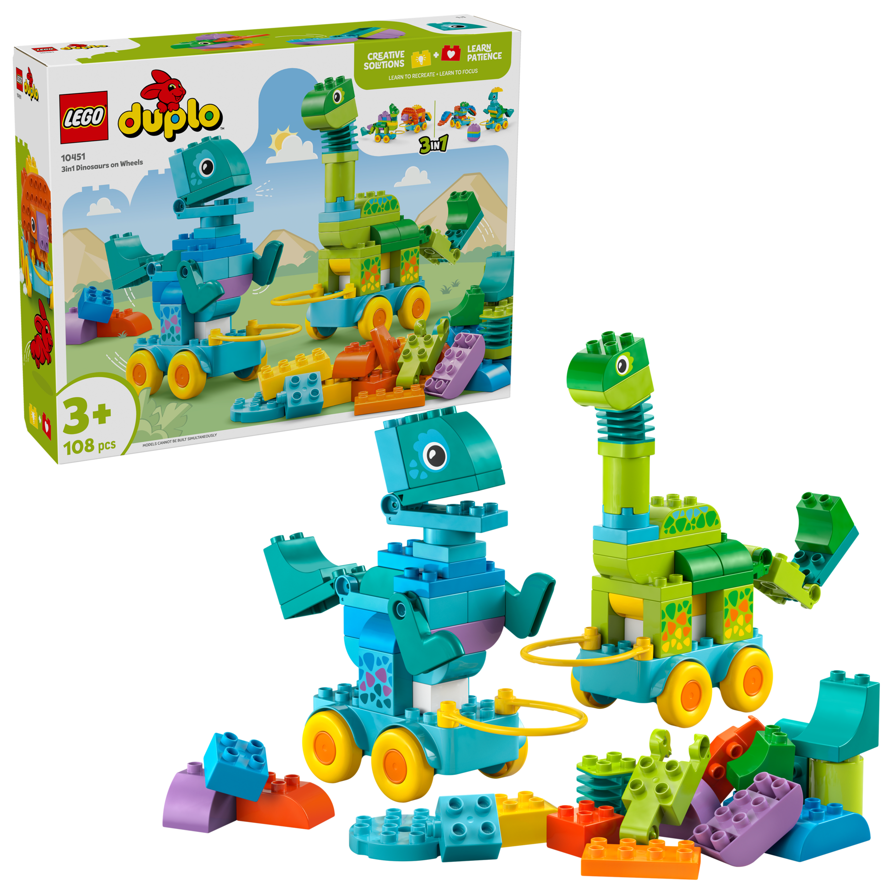 3 合1 趣动恐龙10451 | 得宝™ | LEGO.com CN