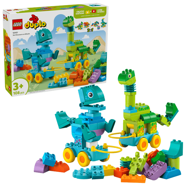 LEGO 10451 Dinosaures sur roues 3-en-1 — visuel 2 sur 8