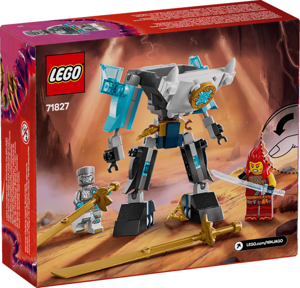 LEGO 71827 La super armure robot de Zane — visuel 8 sur 8