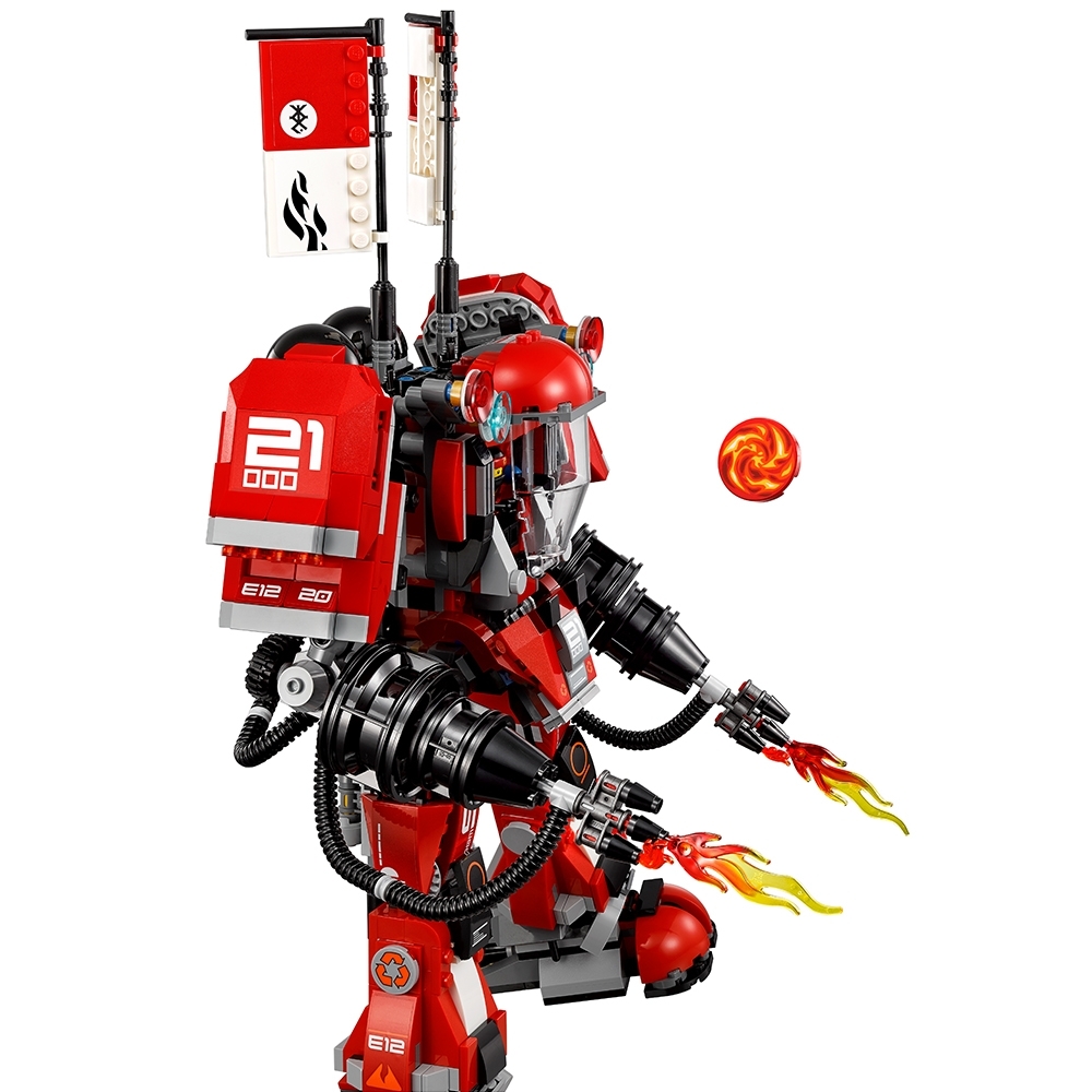 Lego Minifigur-Lauren-aus Set Fire Mech 70615-Ninjago Movie 