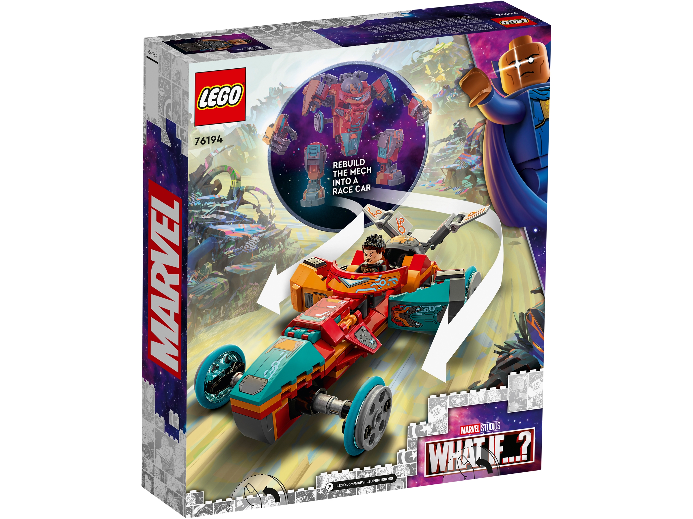 LEGO Marvel Tony Stark’s Sakaarian Iron Man 76194 Building Kit; Great Gift for Young Super Heroes Aged 8+; New 2021 369 Pieces 