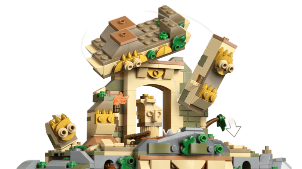 LEGO 76976 Mission aérienne avec le spinosaure et le quetzalcoatlus — visuel 4 sur 8