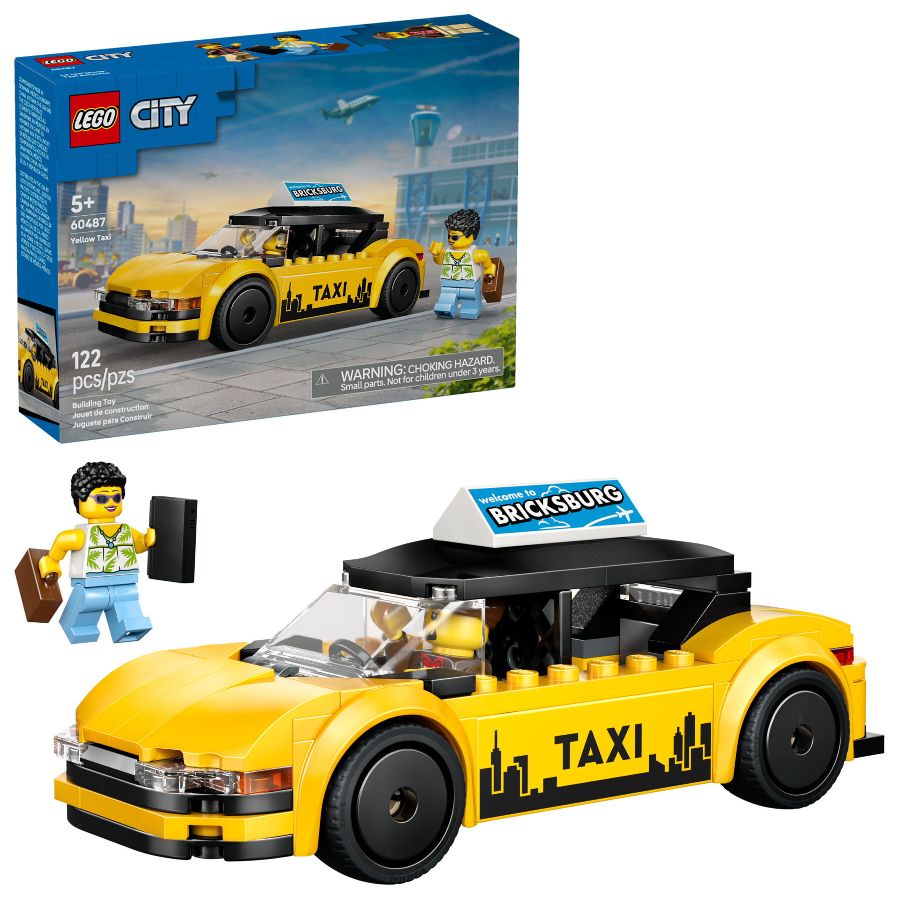 Lego City 60487 Yellow Taxi