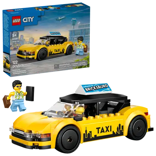 Lego City 60487 Yellow Taxi