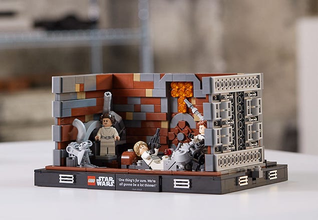 Death Star™ Trash Compactor Diorama 75339, Star Wars™