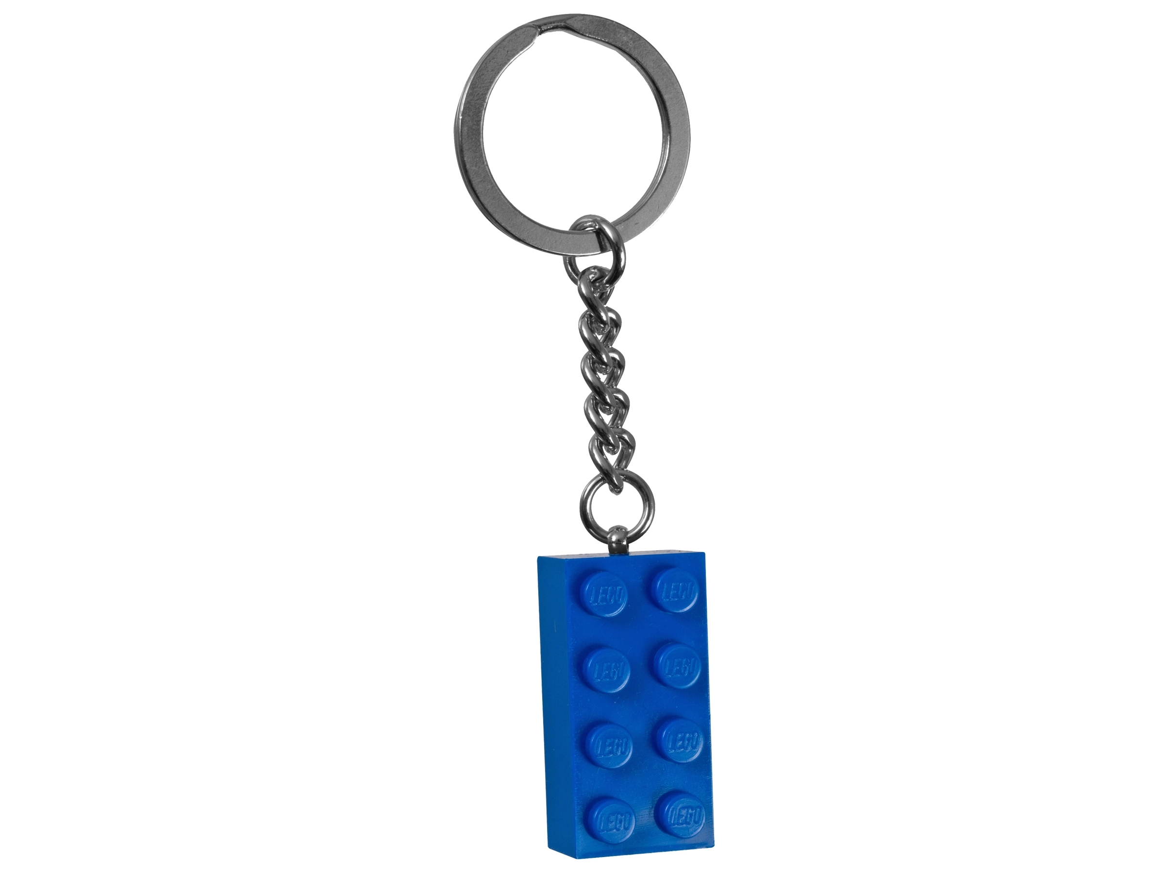 LEGO Plate 2x4 Black Keychain Keyring 3020-026 NEW 