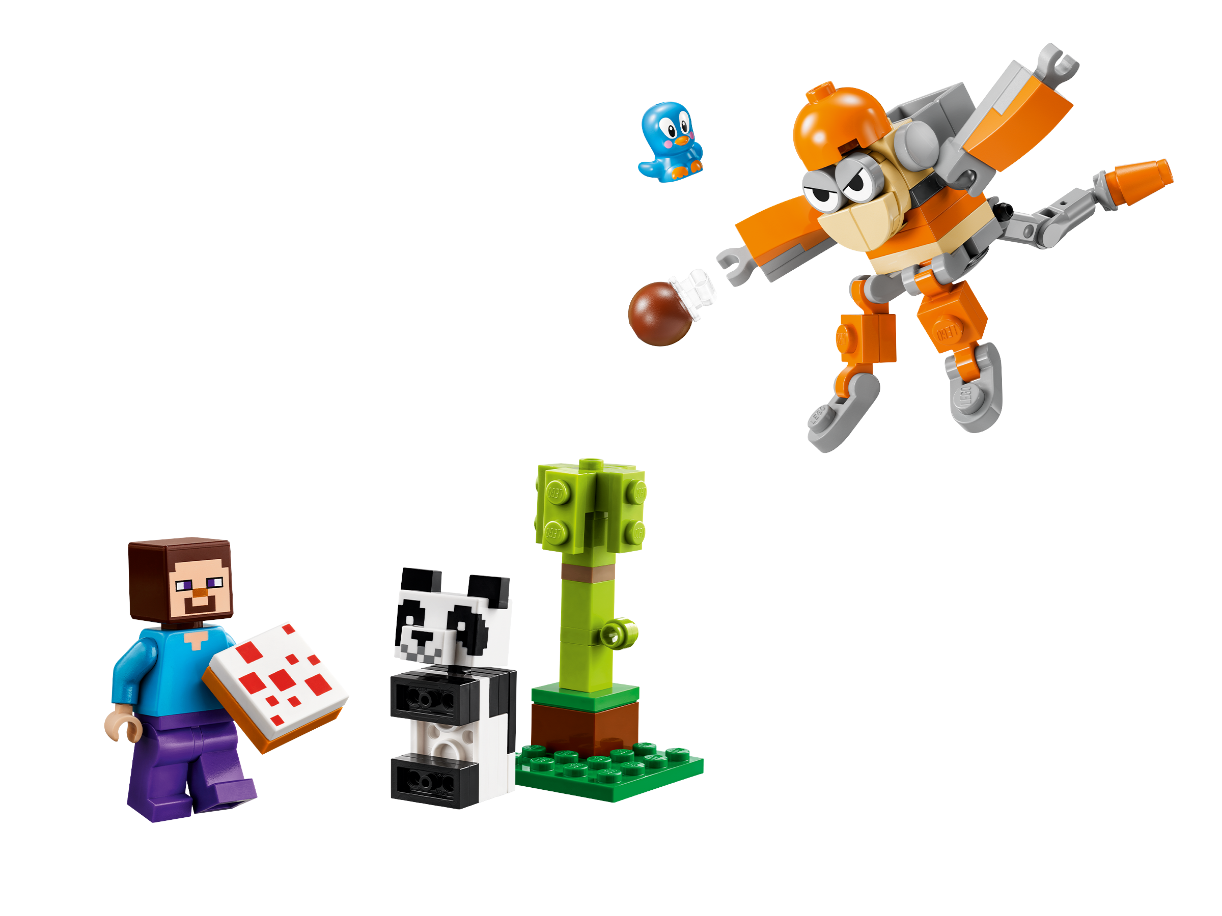 Kiki's Coconut Attack & Steve and Baby Panda 30676 | LEGO® Sonic