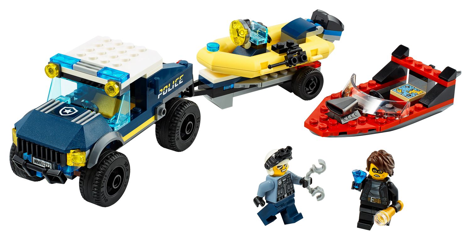 Transport des Polizeiboots