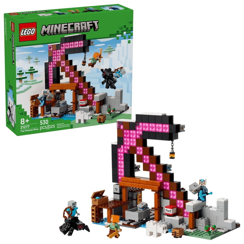 The Pickaxe Mine 21277 | Minecraft® | Buy online at the Official The Pickaxe Mine 21277 | Minecraft® | Buy online at the Official