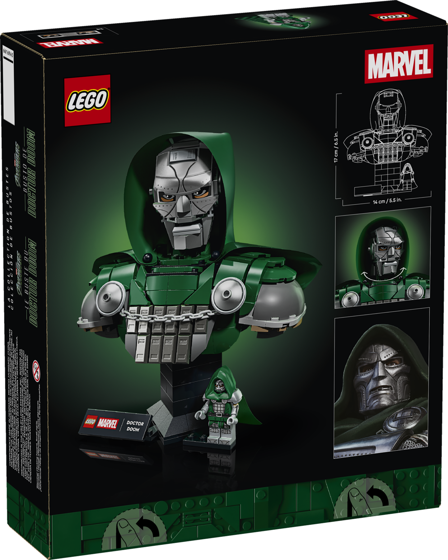 Doctor Doom Bust 76345 | Marvel | Buy online at the Official LEGO