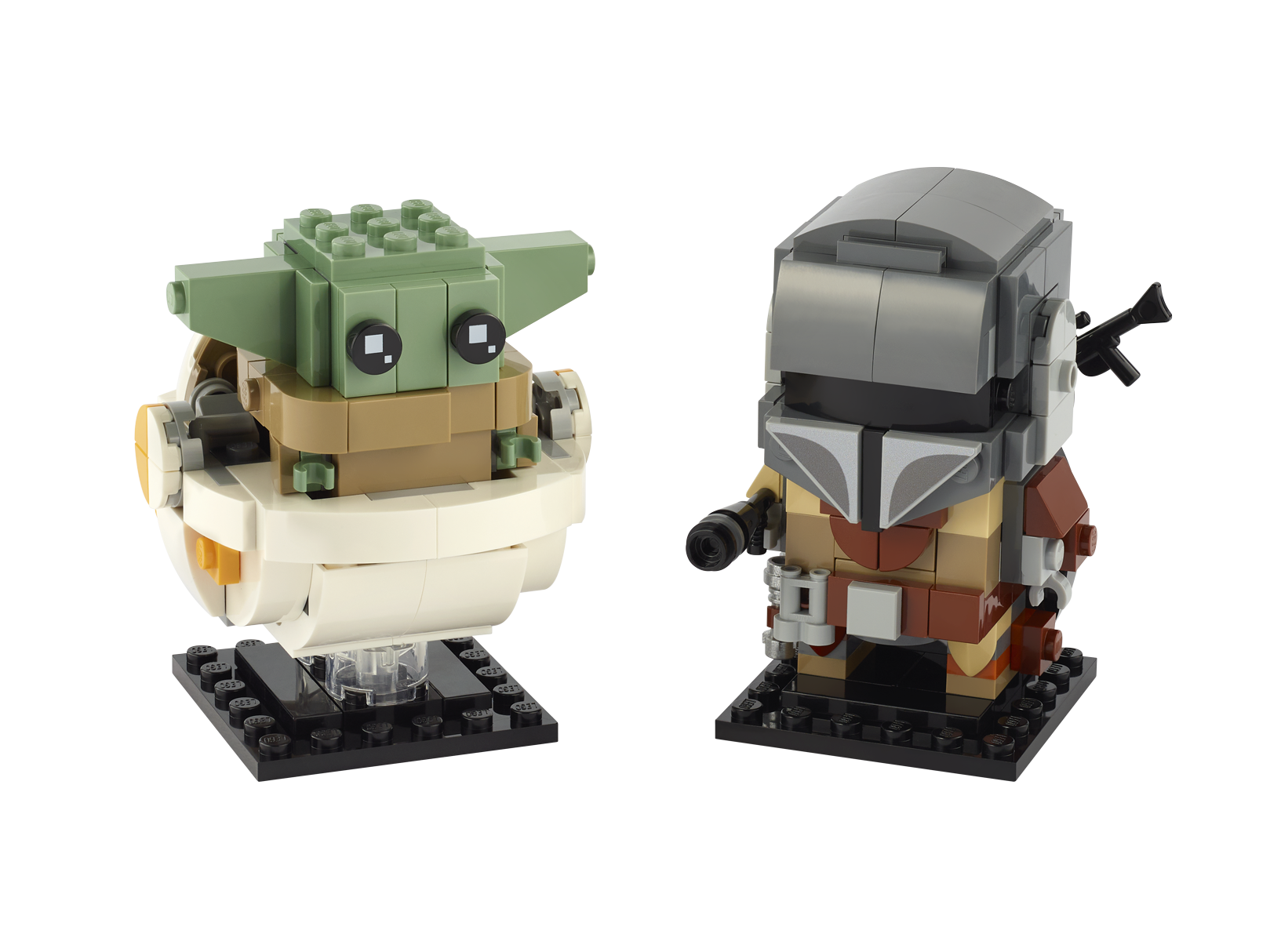 Lego 75317 Brick Headz Star Wars The Mandalorian & The Child Figures #113 & #114 