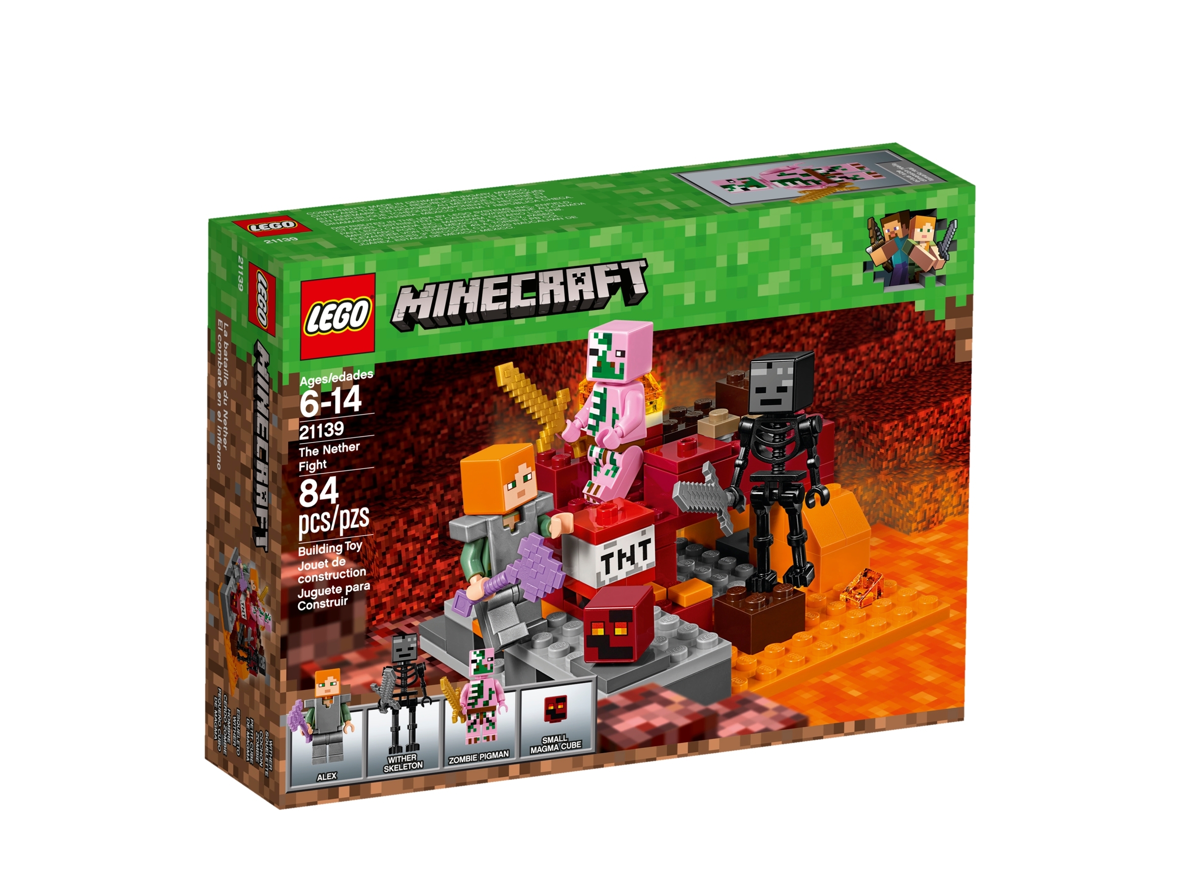 The Nether Fight 21139 | Minecraft® | Buy online at the Official LEGO® Shop  US