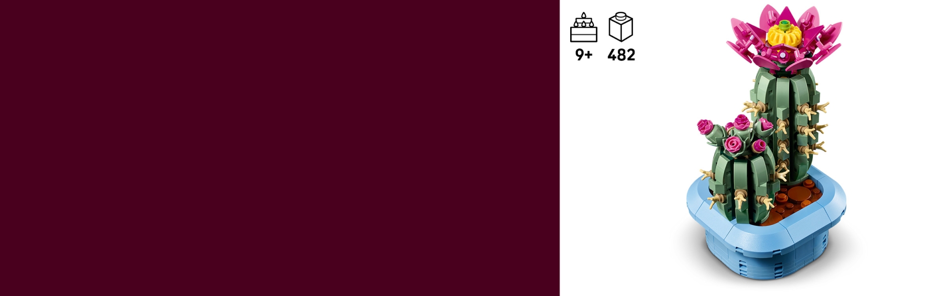 花咲くサボテン 11509 | The Botanical Collection |レゴ®ストア公式