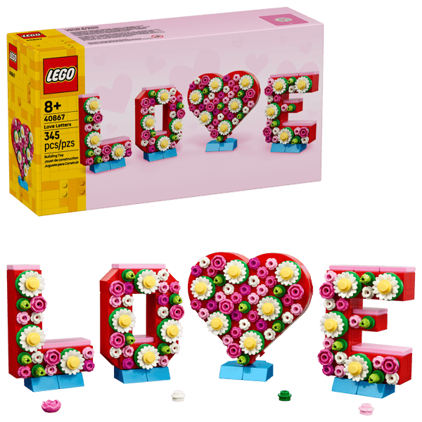 LEGO 40867 Les lettres LOVE — visuel 2 sur 8