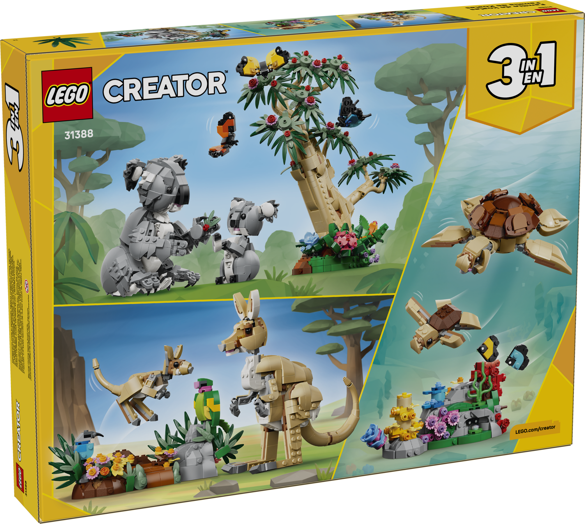 Wild Animals: Family of Koalas 31388 | Creator 3-in-1 | Buy online