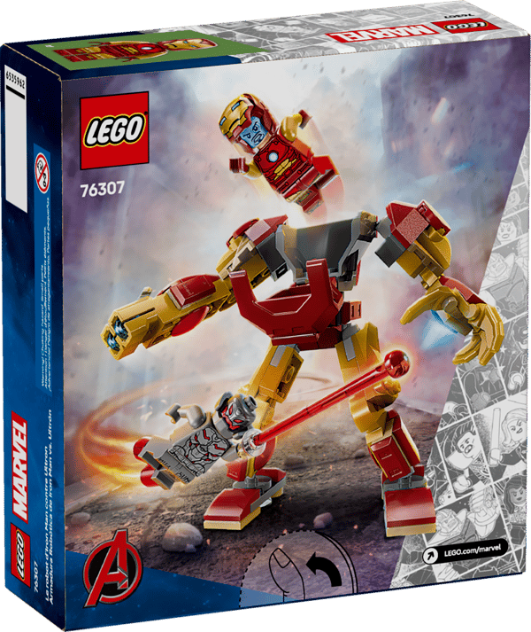 LEGO 76307 Le robot d’Iron Man contre Ultron — visuel 8 sur 8