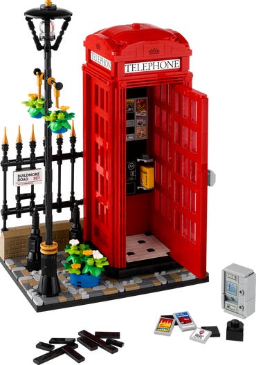 LEGO 21347 - Rød London-telefonboks