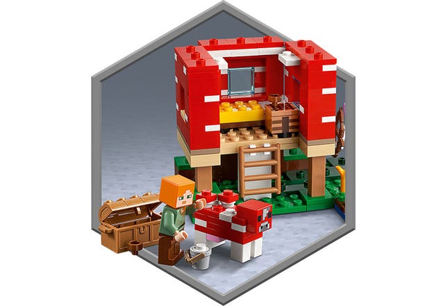 Shop online Buy Mushroom House | the The Minecraft® LEGO® Official | 21179 at US