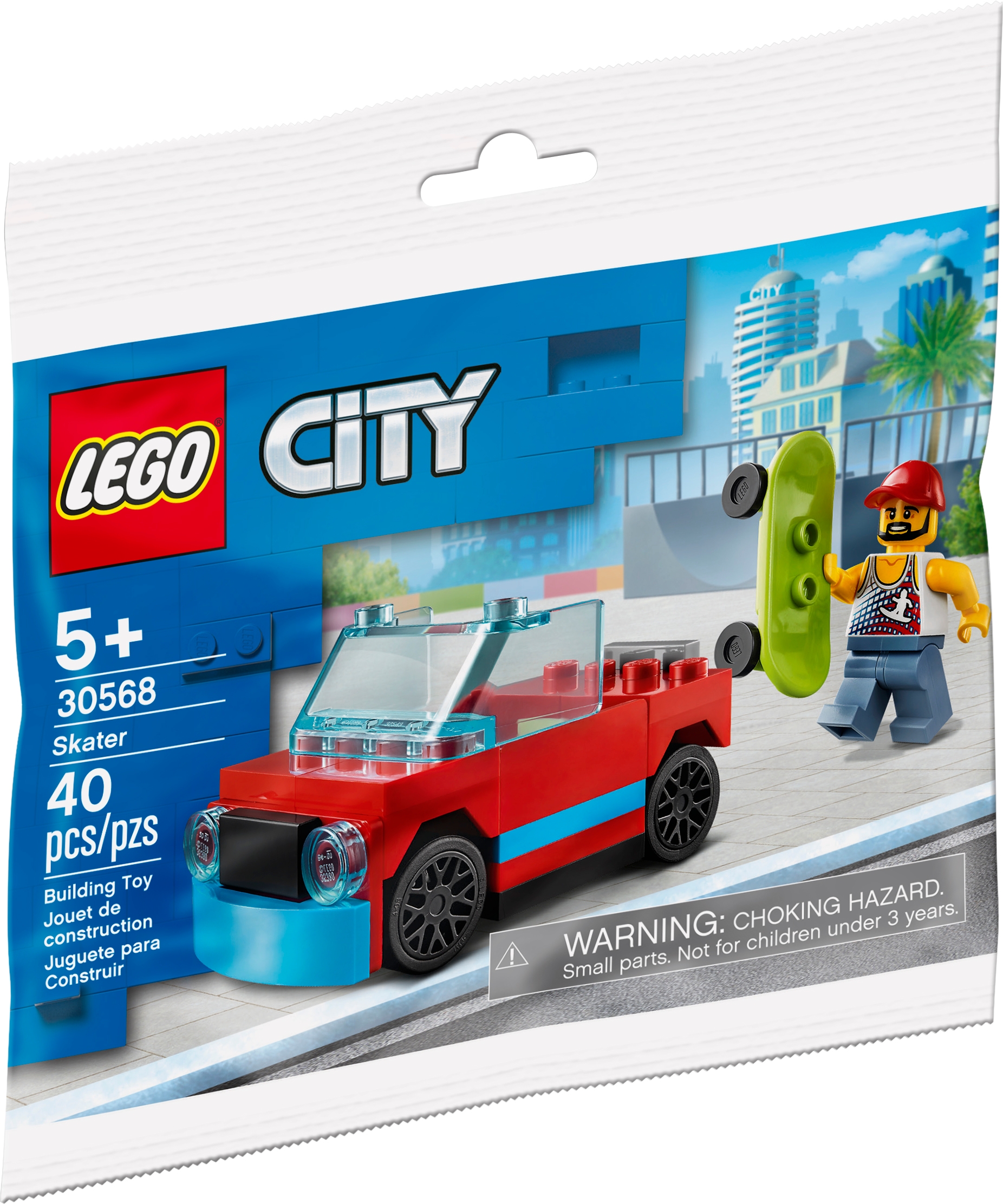 een paar Leeuw pijp Skater 30568 | City | Buy online at the Official LEGO® Shop US