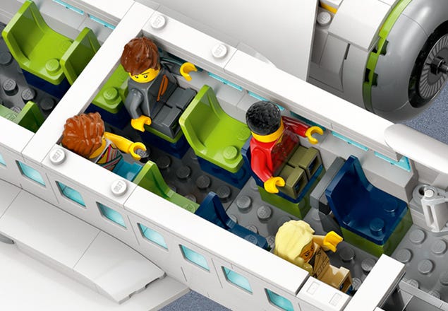 Skynd dig leksikon Rindende Passagerfly 60367 | City | Officiel LEGO® Shop DK