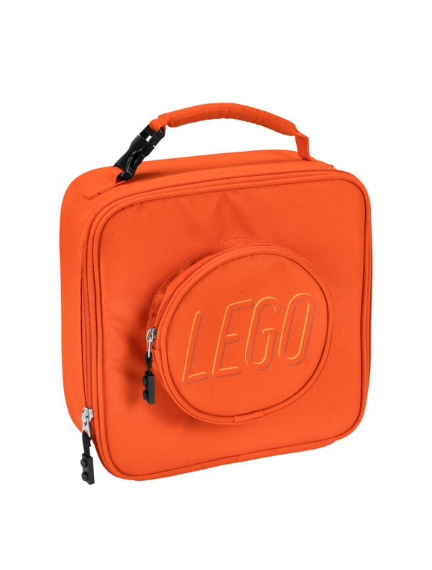 Image of LEGO Brick Lunch Bag Orange
