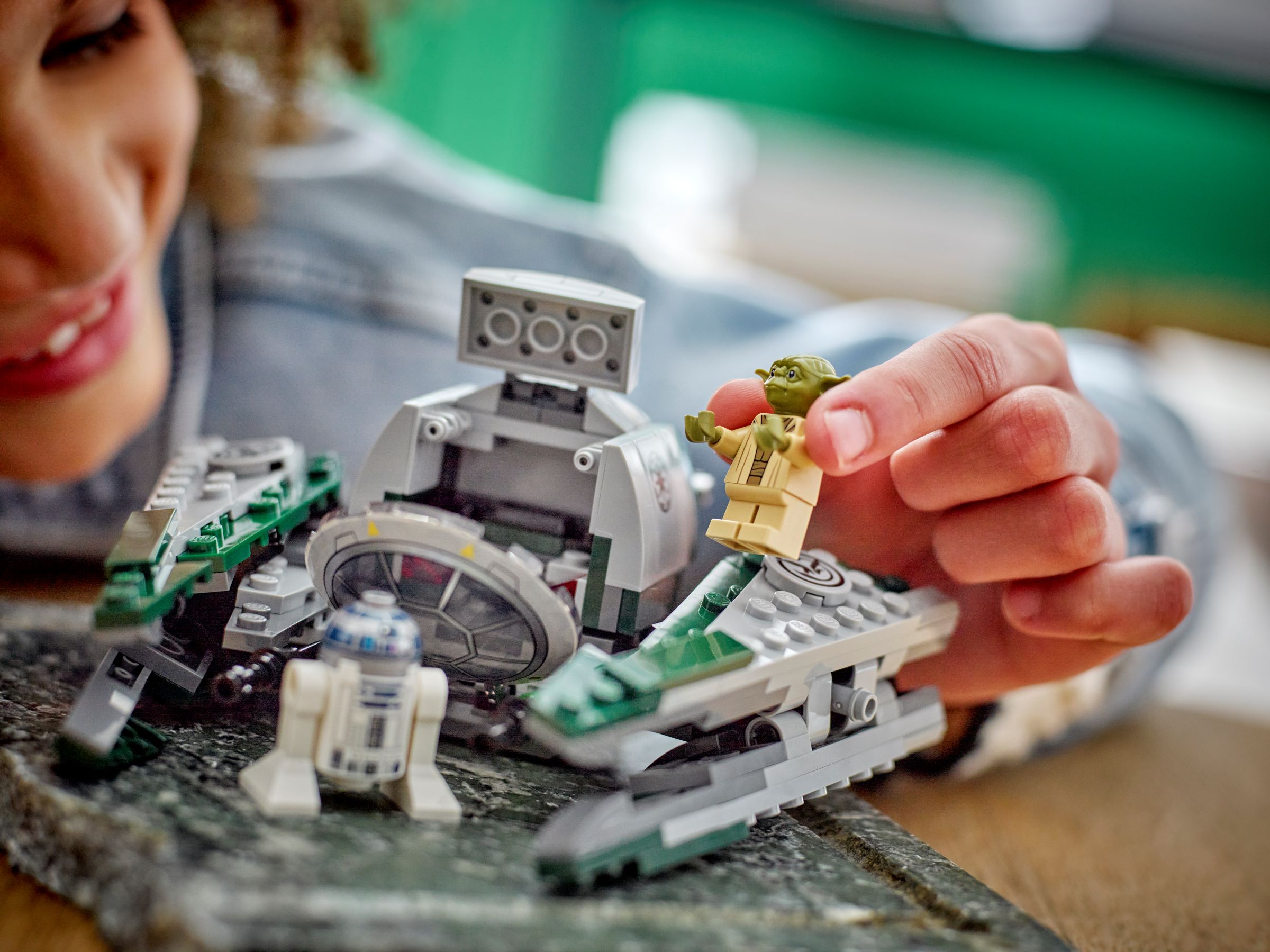 LEGO LEGO Star Wars 75360 Le Chasseur Jedi de Yoda, Jouet The