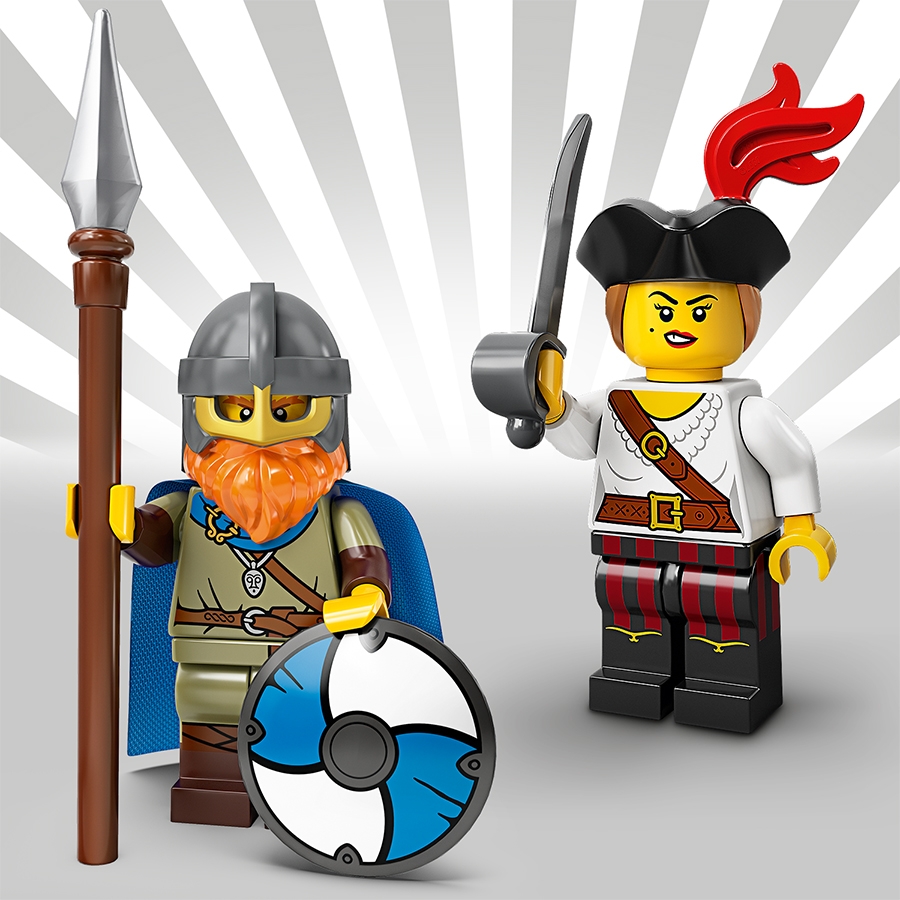 NEW Pirate Girl W/ Tricorne Hat/Hair 71027 CMF Series 20 LEGO Minifigure Figure 