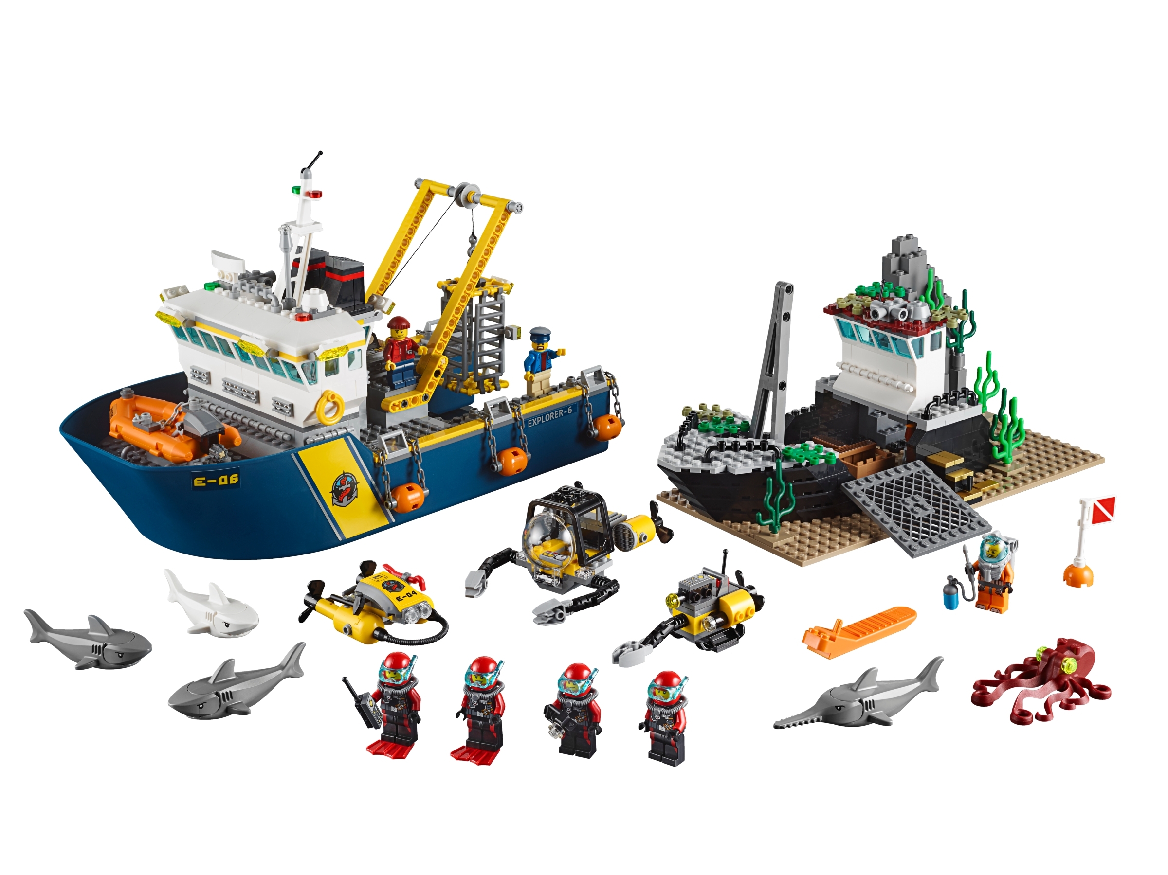 rig vælge Lav en snemand Deep Sea Exploration Vessel 60095 | City | Buy online at the Official LEGO®  Shop US