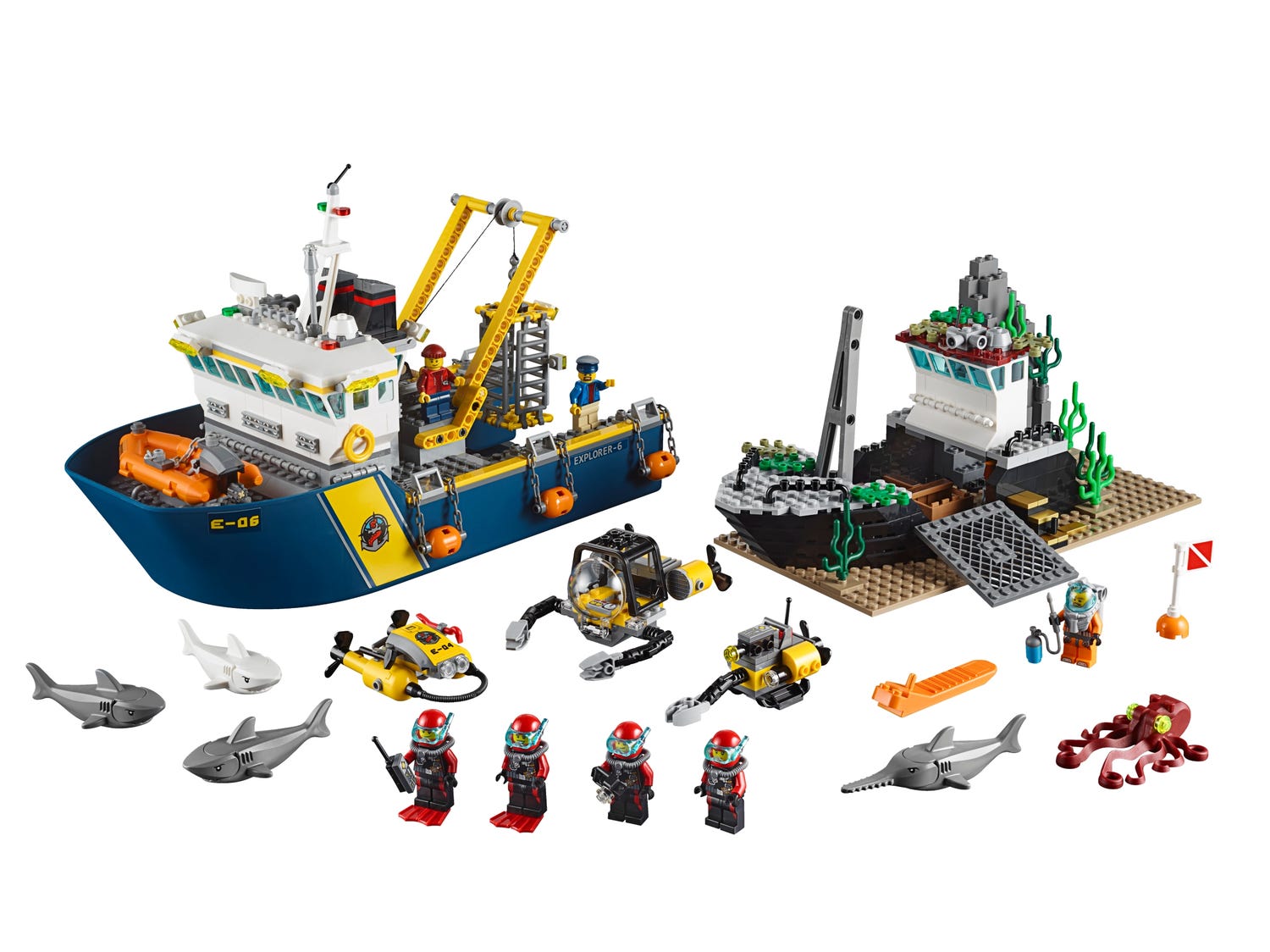 impliciet Interessant Christian Deep Sea Exploration Vessel 60095 | City | Buy online at the Official LEGO®  Shop US