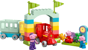 Le voyage en train avec Papy Pig