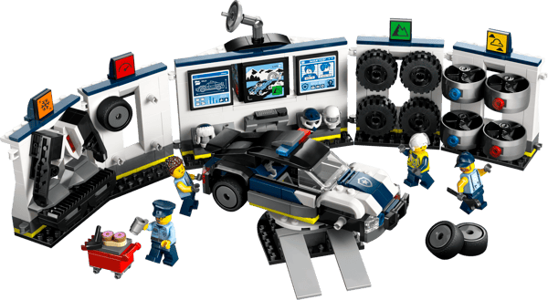 LEGO 60457 Le garage de personnalisation des voitures de police