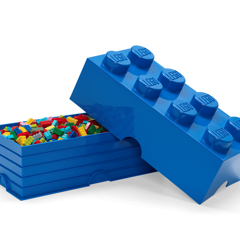 8-Stud Storage Brick – Blue