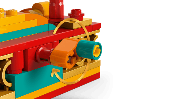 LEGO 80119 Tableau vivant : le galop des chevaux — visuel 7 sur 8