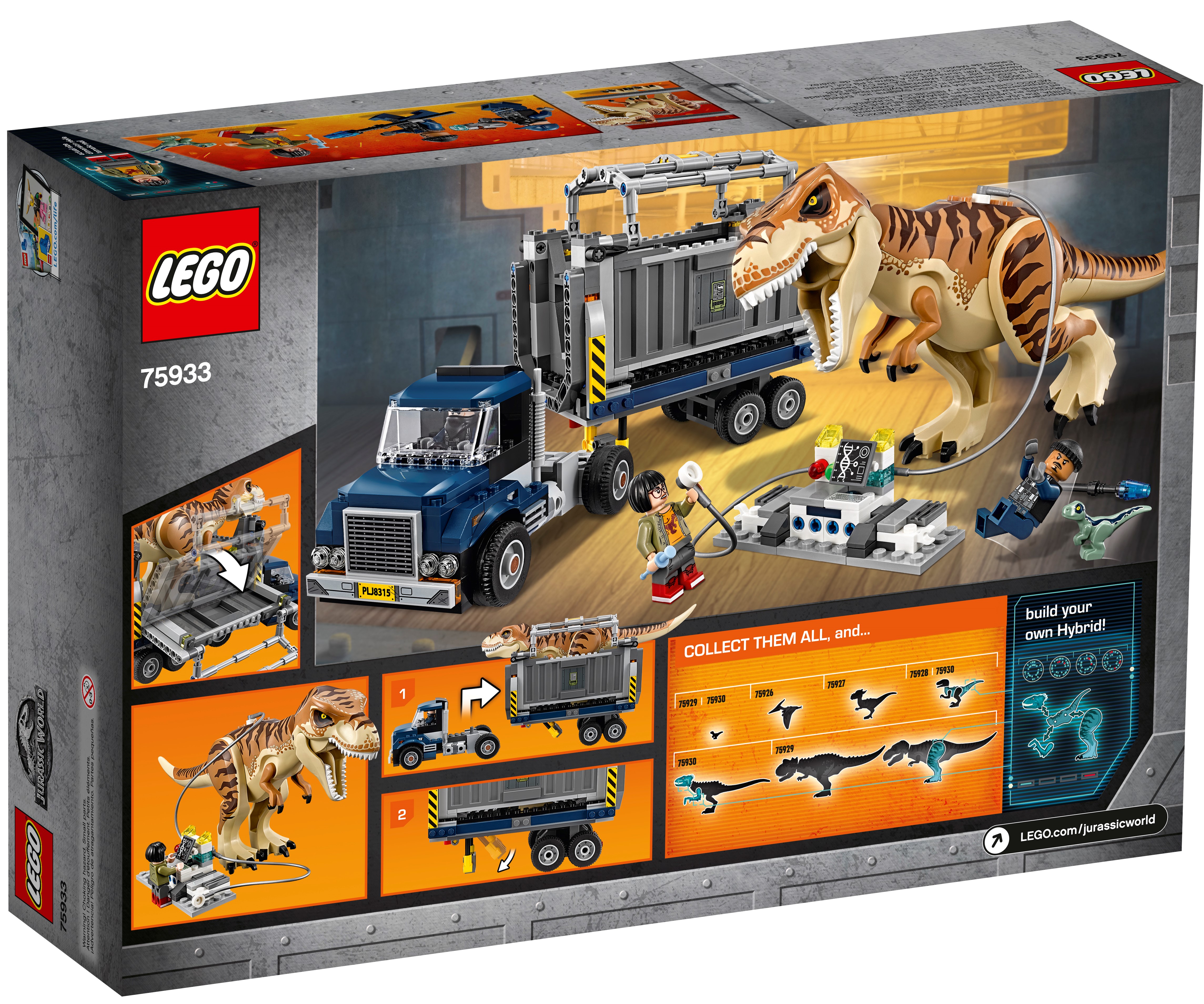 LEGO INSTRUCTIONS to build a Dino Observation Vehicle NO BRICKS Dinosaur Truck 