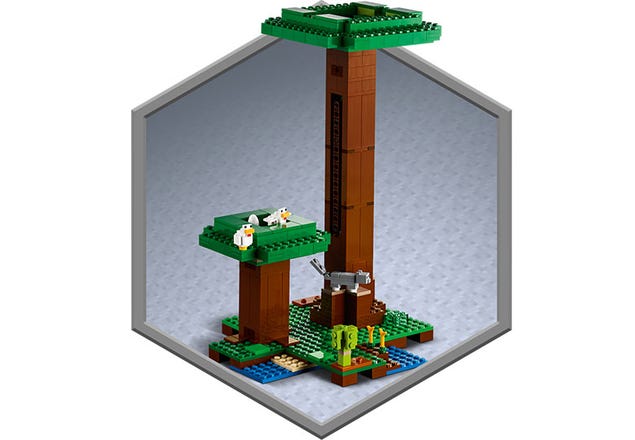 Lego 21174 minecraft™ la cabane moderne dans l'arbre – jouet