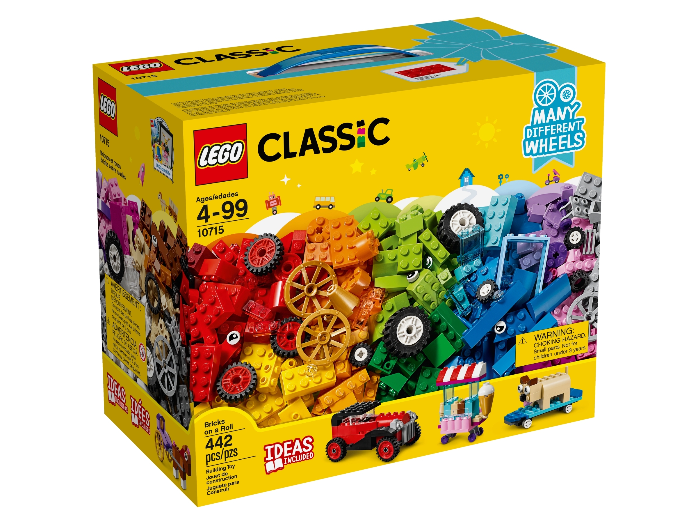 Klodser på hjul 10715 | Classic | LEGO® Shop DK