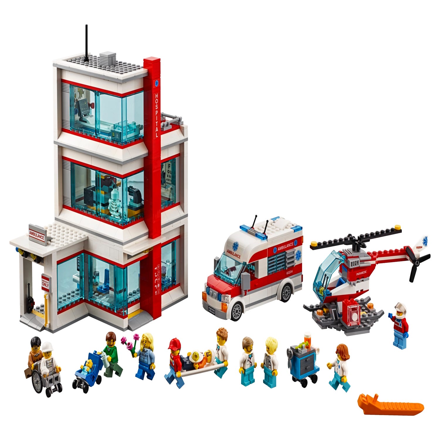 trolley bus Muldyr Håndfuld LEGO® City Hospital 60204 | City | Buy online at the Official LEGO® Shop US