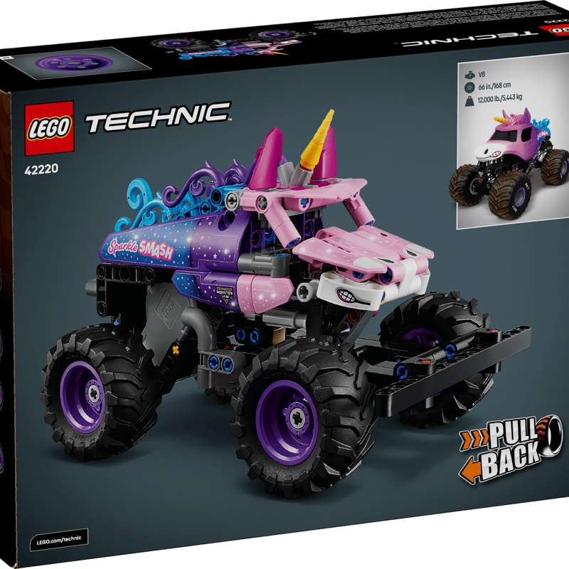 Monster Jam™ Sparkle Smash™ プルバック 42220 | テクニック |レゴ Monster Jam™ Sparkle Smash™ プルバック 42220 | テクニック |レゴ